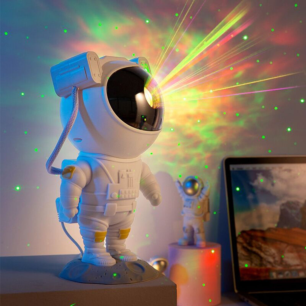 Creative Astronaut Galaxy Starry Sky Projector Night Light – Star & Nebula Sky Projector for Bedroom, Kids Room & Gaming Setup | USB & App Control | Remote | Auto Timer
